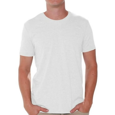 AOYOMO Mens Short Sleeve V Neck Ice Silk Casual Slim Basic T-Shirt Tops 